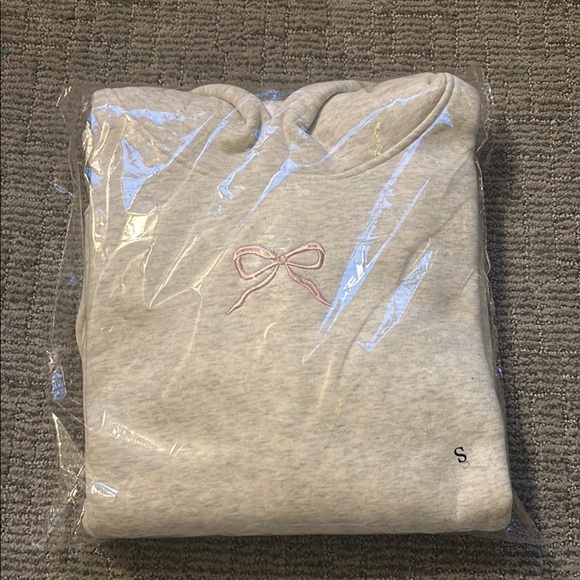 Prisana Bay Embroidered Bow Printed Hoodie with Silk Hood Lining - Picture 5 of 5